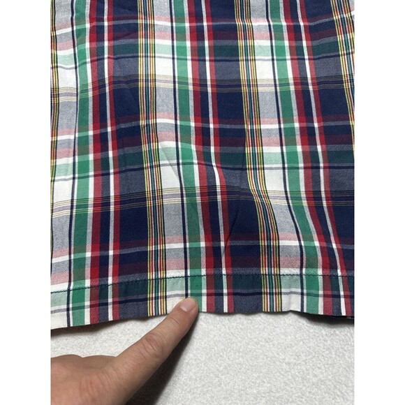 POLO Ralph Lauren Tyler SHORTS Golf Men's Size 36 Plaid Flat Front Chino - Picture 4 of 11